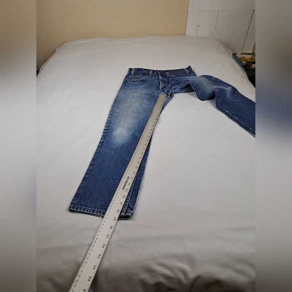 Vintage '87s Levi's 509 Orange Tab Jeans W32 L30 - Picture 7 of 16
